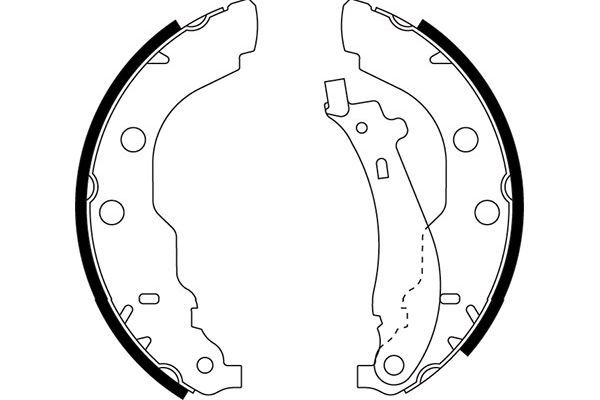 KAVO PARTS Bremžu loku komplekts BS-7424